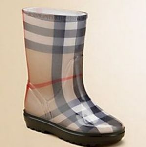 Burberry Kid's Classic Nova Check Rain Boots